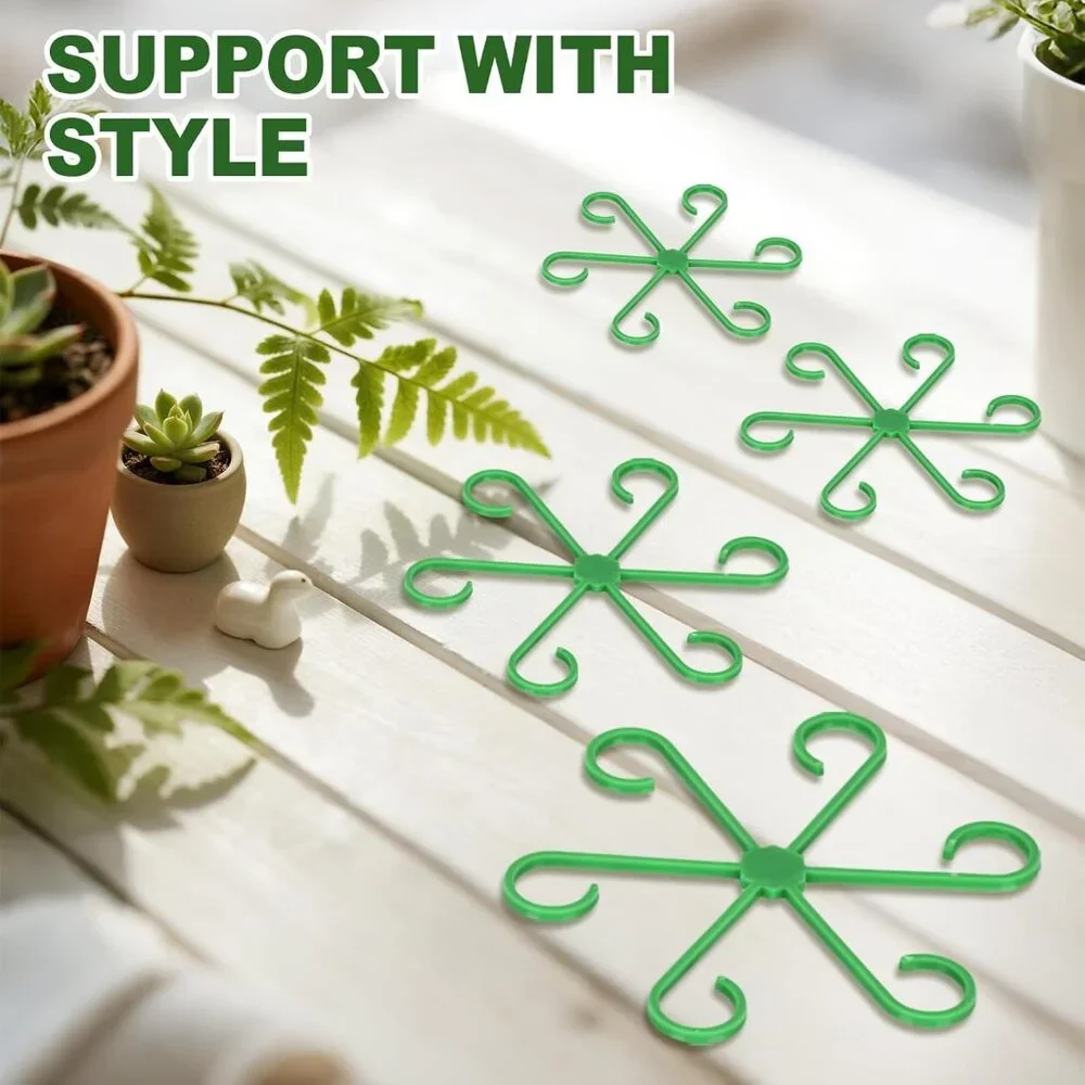 Two Sets of Plant Stem Supports, 8 Pieces, Var. Sizes. (NWOT) - Picture 4 of 6